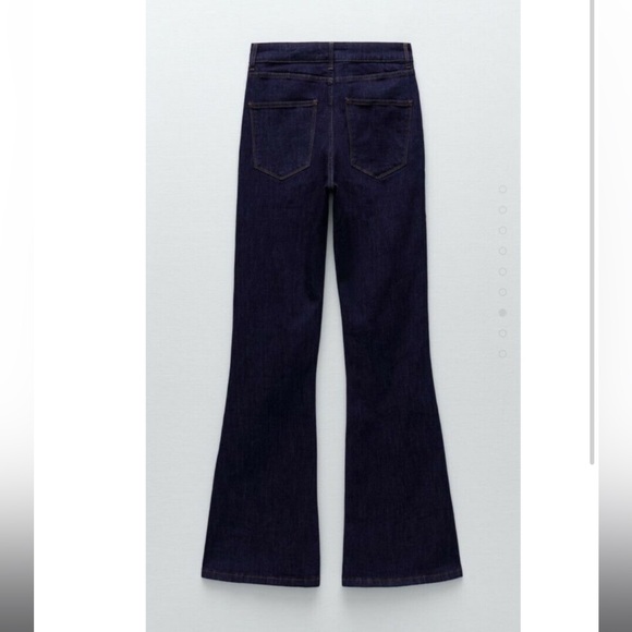 Zara Skinny High Rise Flare Jeans - Picture 3 of 6